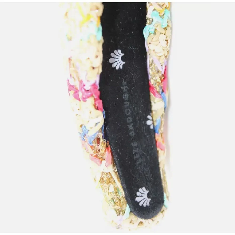 RARE Lele SADOUGHI Raffia Knotted Summer Headband